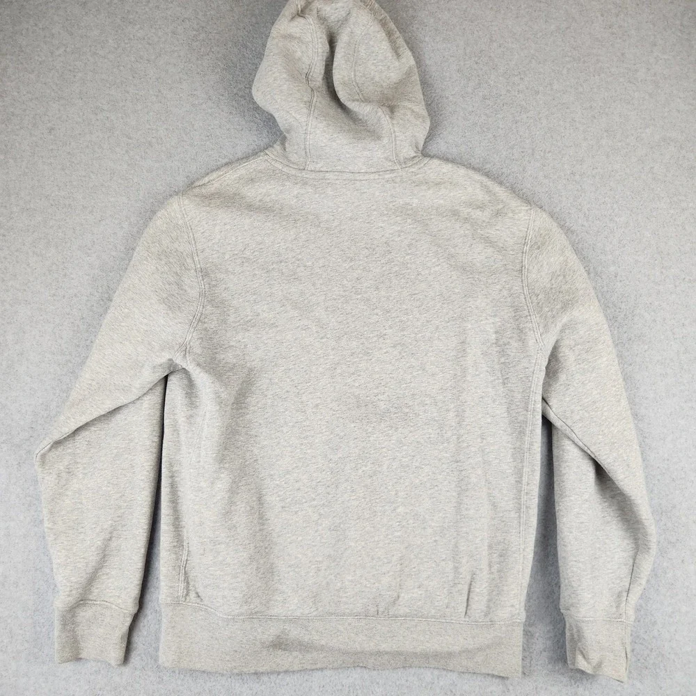 Nike Sportswear‎ Mens Hoodie Grey Heather Futura Logo Pullover Sweatshirt Medium